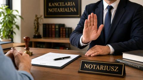 Nie każdy akt zostanie sporządzony - kiedy notariusz może odmówić wykonania czynności notarialnej?